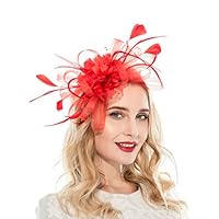 Fascinators Hat for Women Tea Party Hats Wedding Headband Womens Dress Hat