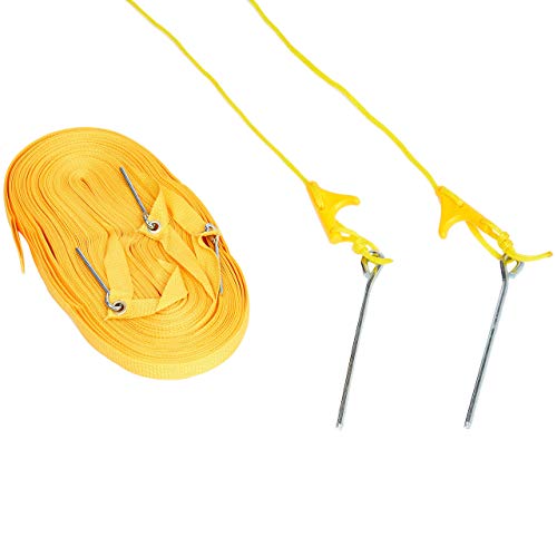AmazonBasics Outdoor Volleyball And Badminton Combo Set With Net (Renewed) - Thumbnail 3