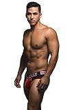 Andrew Christian Men's Blow Brief with Show It, Black/Red, Large