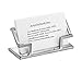 ArtsOnDesk Modern Art Business Card Stand Holder St201 Stainless Steel Silver color Patented Luxury Desk Accessory Name Card Case Office Organizer Gift for any Occasions