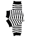 juDanzy Christmas and Halloween baby and toddler Leg Warmers for Girls and Boys (One Size, Black and white stripe)