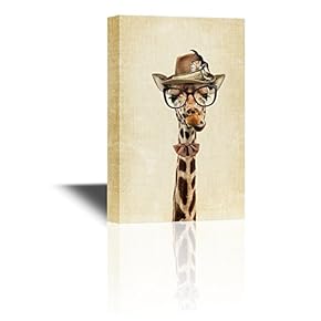 Funny Mr. Giraffe - Canvas Art