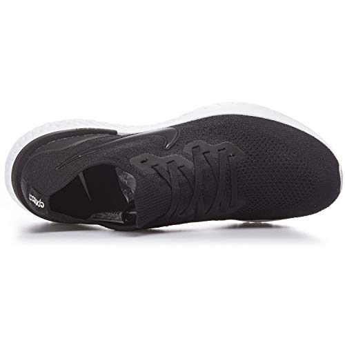 Nike Men's Epic React Flyknit Running Shoes, Black/Gunsmoke, 8 Pricepulse