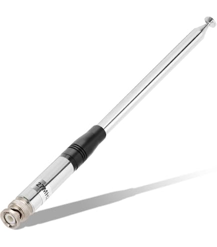 Paire D'Antennes Téléscopiques BNC 118-136 MHz Pour Radio Scanner Portable - Gain 3.5dBi - Neuf