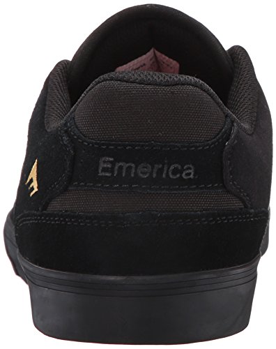 Emerica Men's The Reynolds Low Vulc Skateboarding Shoe, Black/Gold, 7.5 M US - Thumbnail 2