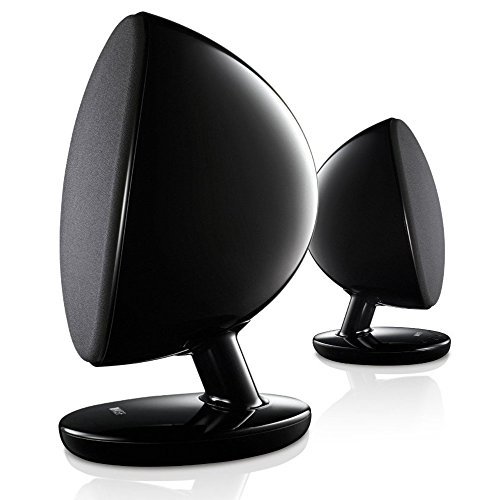 KEF EGG Versatile Desktop Speaker System - Gloss Black