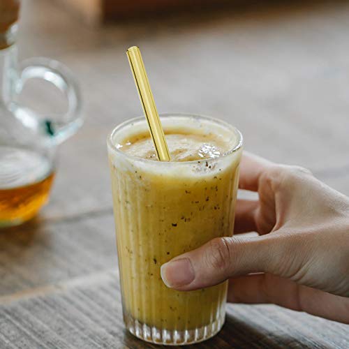Strohhalme Glas Bunt Wiederverwendbar Glasstrohalme,Breite Bunt Glas Strohhalm Trinkhalme Glas für Cocktails,Smoothie… – Bild 7