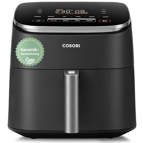 Cosori Airfryer, Turboblaze, 9-in-1 6L Heißluftfritteuse, PFAS-Free