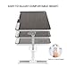 MoKo Laptop Bed Table,[Large Size] Adjustable Laptop Stand for Bed, Portable Standing Desk Foldable Sofa Breakfast Bed Tray Computer Lap Desk for Couch Floor, Fit Laptop up to 17″ – Walnut Colorthumb 2