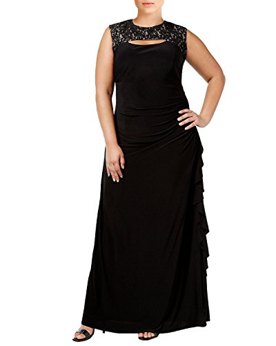 draped evening gown