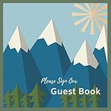 Mountain Guest Book/Diary/Journal: PROMPTED 200
