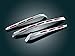 Kuryakyn 3221 L.E.D. Trunk Molding Set With Chrome Lens 01-10 GL1800 Models