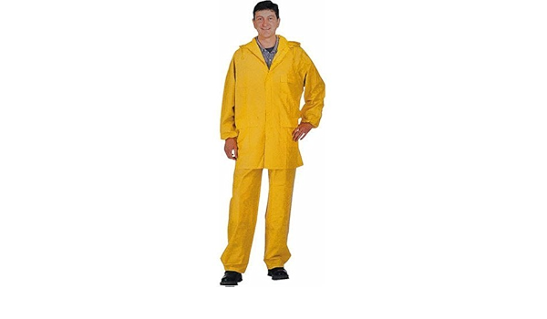 yellow rain suits