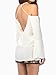 Choies Women's Halter Backless Cross Straps Loose Off Shoulder Shirt Blouse Top