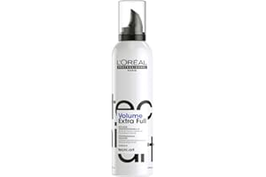L'Oreal Professionnel Volume Extra Full, Styling Mousse, For All Hair Types, Provides Strong Hold, 250 ML