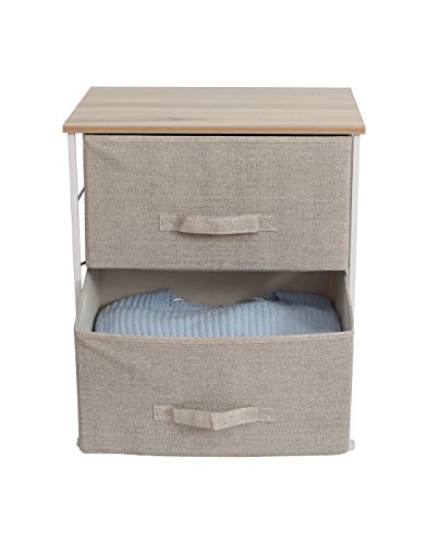 image for iTIDY Drawer Chest-2 Drawer Storage Chest,Dresser,Drawer Organizer Uni