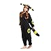 ESY Costume Adult Pajamas Cosplay Onesie Black Umbreon XL