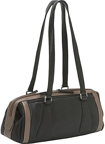 Derek Alexander Leather Medium Duffle Handbag