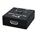 2 Port HDMI Switch, HDMI Port, Dinger 2 Port HDMI Bi-Direction Switch HDMI Port Hub Supports Ultra HD 4K 3D 1080P (2 Port HDMI Switch)