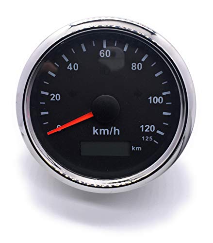 ELING GPS Snelheidsmeter Kilometerteller 0-125km/h voor Automotorfiets ATV UTV 85MM - Image 3