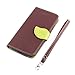 Motorola Moto G (2nd generation) Case, IVY Brown - Leaves Magnetic Snap Series Wallet Card Flip Synthetic Holster Leather Stand With Lanyard Case Cover Skin For Motorola Moto G (2nd generation)