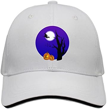 SJSNBZ Halloween Night Scene Unisex Adult Mens Breathable Dad Cap Womens Dad Cap