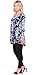 Popana Women's Tunic Tops For Leggings - Long Sleeve Vneck Shirt - Regular and Plus Size - Made In USA 1X ST61