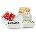 California Home Goods 8-Piece Square Ramekin Bowls, 4 Oz Ramekin Bowl for Baking, Cooking, Oven Safe Porcelain, Sleek Porcelain White, Small Ramekin Set, Souffle Bowls, White Ramekins for Instant Pot