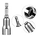 HEVERP Steel Power Wing Nut Driver Set,Slot Wing Nuts Drill Bit Socket Wrenches Tools Set,1/4 Inch Hex Shank Drills Bits for Panel Nuts,C Hook Bolts,Eye Screws (2 Pack)