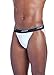 Jockey Men's Underwear Elance String Bikini - 2 Pack, White, S