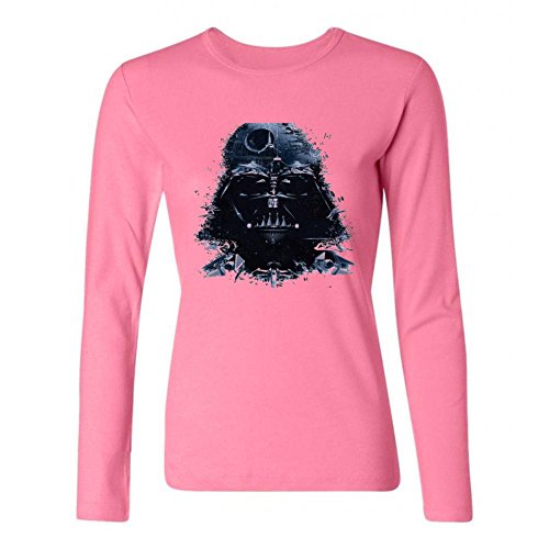 Women's Star Wars Darth Vader Free Throat Hugs Long Sleeves T Shirt