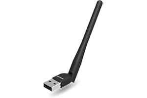 AC650 WiFi Adapter, WAVLINK USB Wireless Adapter Dual Band 2.4G/5G Network Card Wi-Fi Dongle with High Gain External Antenna 