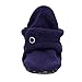Zutano Unisex Cozie Fleece Baby Booties with Grippers, True Navy, 12 Months