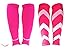 Graduated Calf Compression Sleeves Socks: Best Men & Women Pain Relief Stocking for Shin Splints, Leg Cramps Strains, Varicose Veins, Swelling. Increase Blood Circulation, Anti Fatigue & Fast Recovery,Pink,Medium