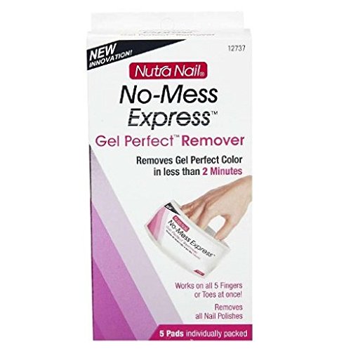 Nutra Nail No Mess Express Gel Perfect Remover, 5 Count