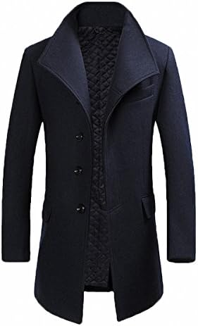 Men's Classical France Style Business Formal Warm Wool Coat #001F1W123