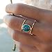 Metmejiao Fashion Jewelry Women 18K Gold Filled Huge Turquoise Wedding Anniversary Ring Gift (8)