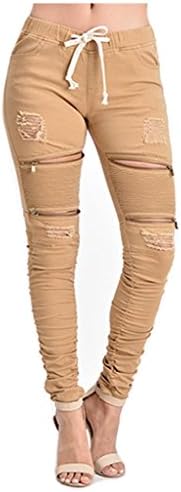 SWEET BOHEMIAN TWILL JOGGER PANTS WITH COMFORT STRETCH, MEDIUM, BIKER WHEAT #888
