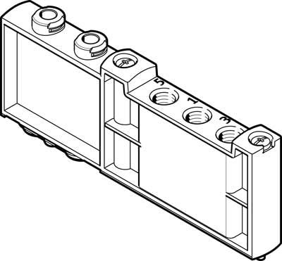 Festo VABF-L1-14-P3A4-G18-T1 VUVG Series Supply Plate