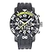 TW Steel Men's ' Grandeur Quartz Stainless Steel and Leather Casual Watch, Color:Black (Model: TW75