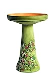 Burley Clay Hummingbird Bird Bath Set