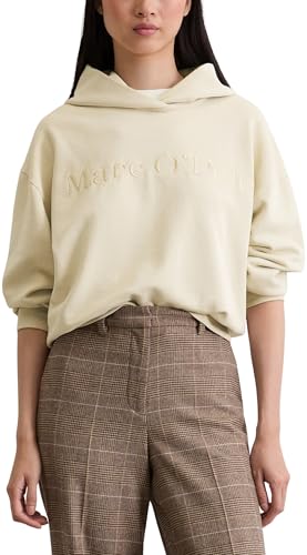 Marc OߴPolo Donna Felpa con cappuccio in cotone bio con stampa del logo