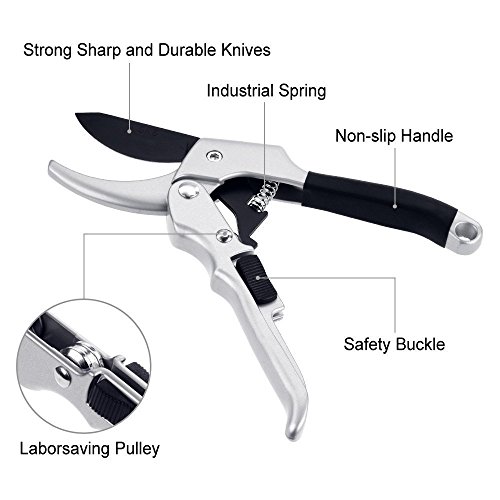 image for chic style Pruning Shears, Tree Trimmer, SK-5 Steel Blade Garden Shear