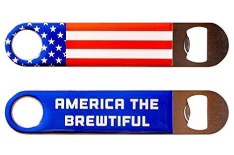USA Bierflaschenöffner Edelstahl Flacher Barschlüssel – Barkeeper zugelassenes Bierzubehör