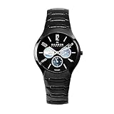 Skagen Men's 817SXBC1 Ceramic Black Day and Date 24-Hour Watch