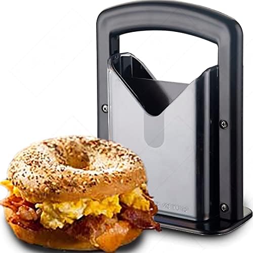 Bagel Bagel Cutter,BuiltIn Safety Shield,Easy and
