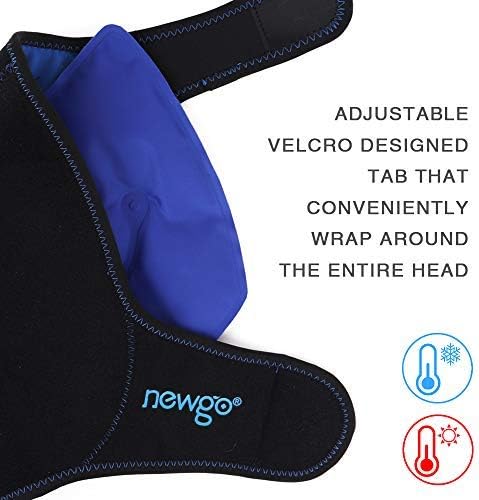 NEWGO Ankle Ice Pack Wrap Reusable Hot Cold Compress Foot Ice Pack for Plantar Fasciitis Ankle Swelling, Swollen Feet - Image 5