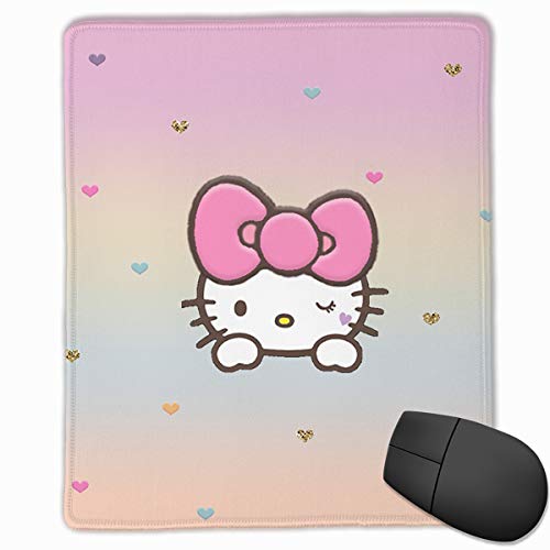Mouse Pad Mini Hello Kitty Computer Mouse Mat (7.1x8.7IN,18x22CM)