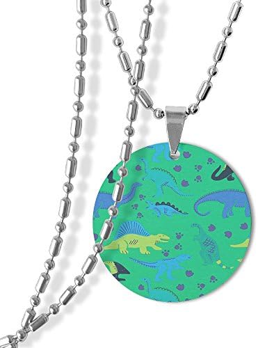 Game Life Pendant Necklace God Of War Dinosaurs Necklace For Women And Girls,Wedding Mother's Day And Birthday Gift God Of War Dinosaurs