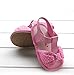 kuner Baby Girls Pu Leather Rubber Sole Anti-Slip Summer Sandals First Walkers (12.5cm(6-12months), Pink-1)
